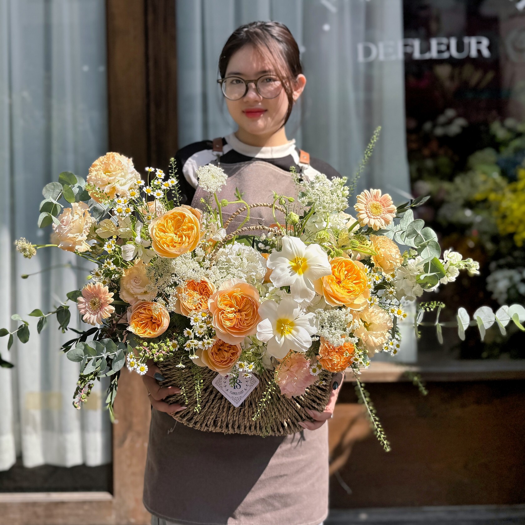 Sunny Basket Giỏ Hoa Tươi Sunny Basket