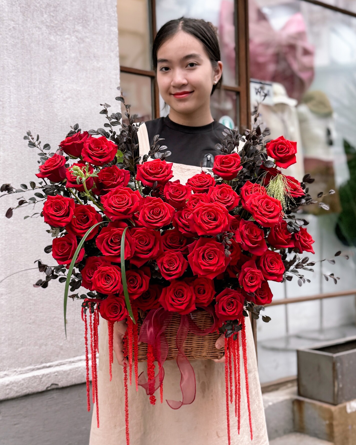 Tình Yêu Mãnh Liệt Giỏ Hoa Tươi Tình Yêu Mãnh Liệt