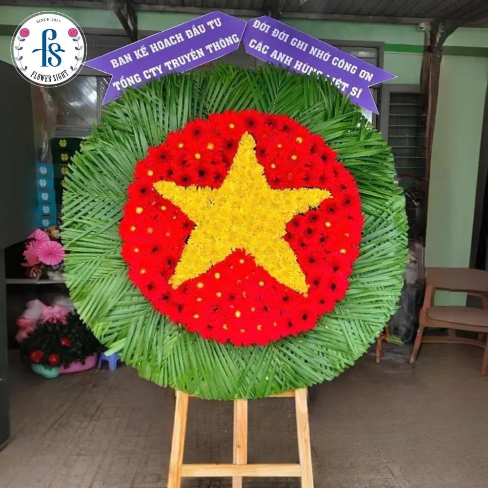 Các kiểu dáng vòng hoa viếng nghĩa trang trang trọng nhất