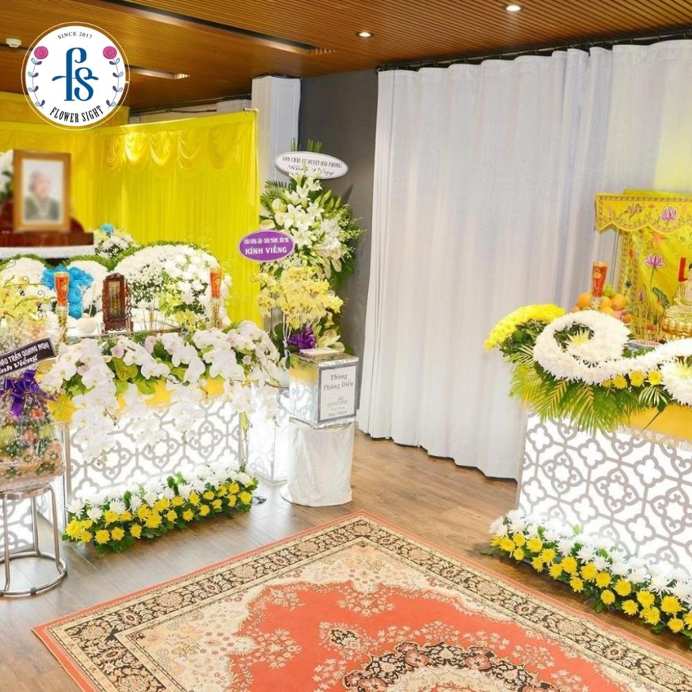 Cách Chọn Hoa Trang Trí Đám Tang đẹp và trang trọng Có thể trang trí hoa ở đâu trong đám tang