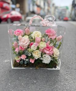 Hộp hoa mica Sơn Ca