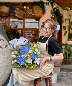 Hộp hoa Mica Ánh Ngọc