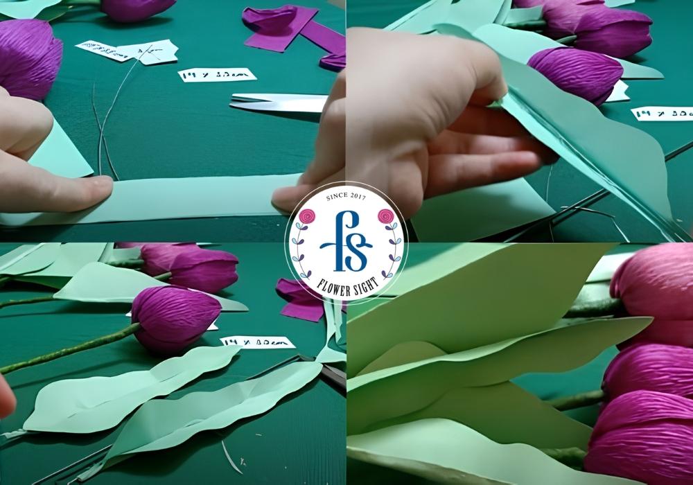 Hướng Dẫn Cách Làm Hoa 20 Tháng 10 Đẹp Tặng Người Phụ Nữ Bạn Yêu Thương bước cuối cùng là làm cánh