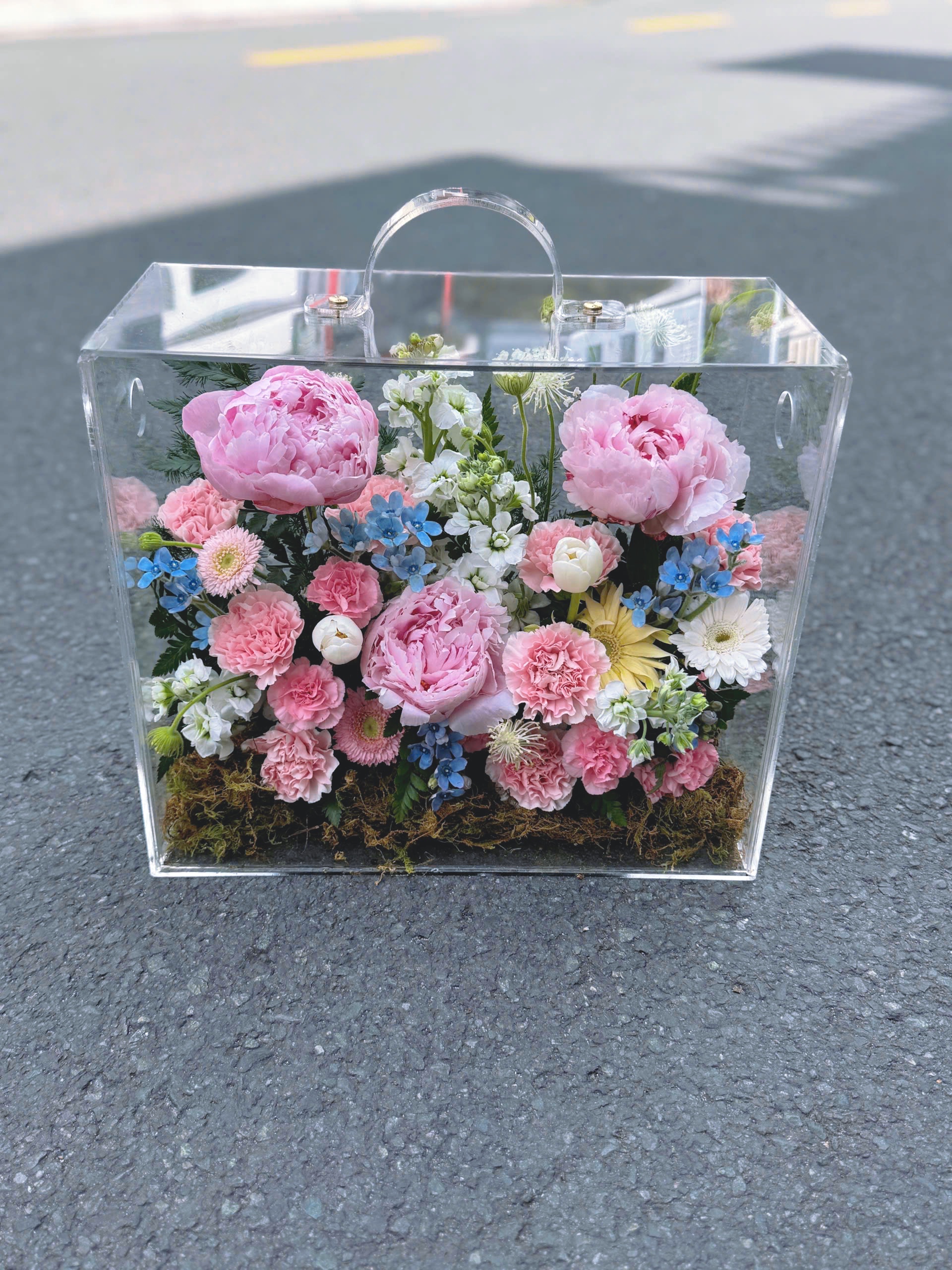 Blooming Box Hộp Hoa Mica Blooming Box