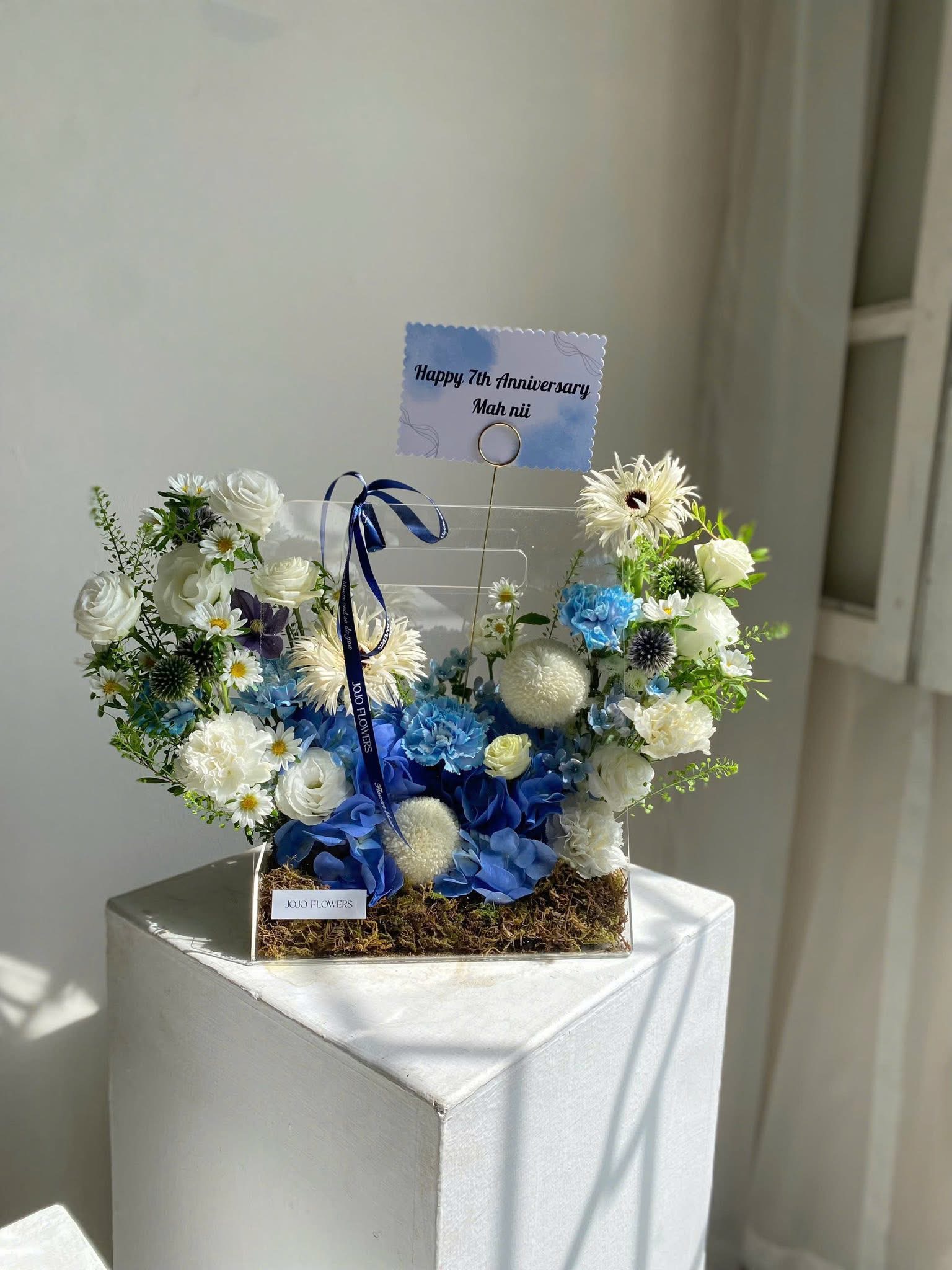 The Flower Atelier Hộp Hoa Mica The Flower Atelier