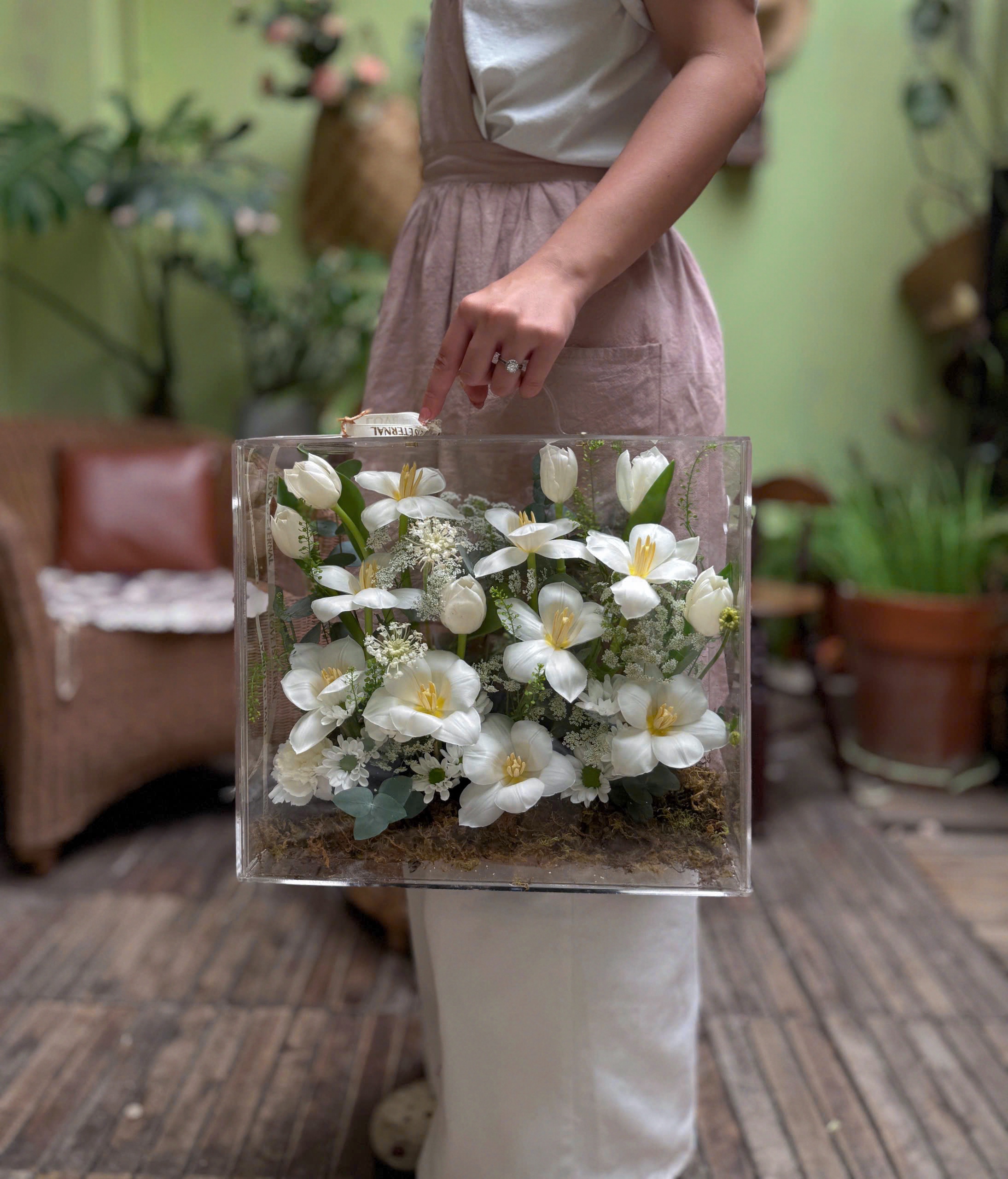 Hoạ Mi Hộp Hoa Mica