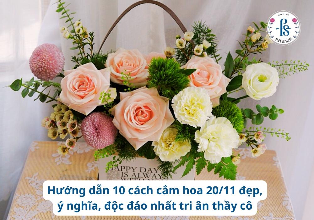 10 Cách cắm hoa 20 11