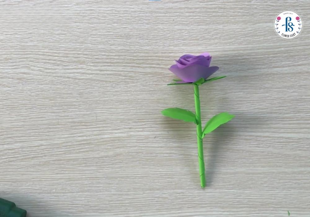 Hoàn thiện hoa giấy